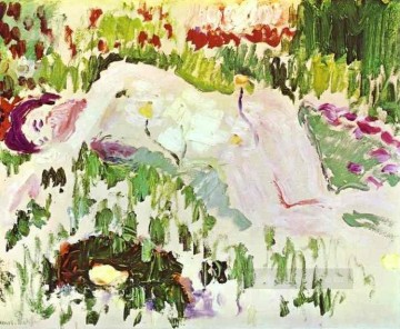  acostado pintura - El desnudo acostado 1906 fauvista